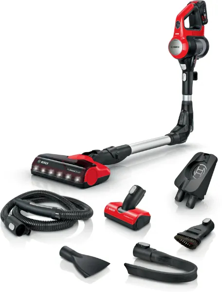 Picture of BOSCH BCS711PET Rechargeable Handstick Vacuum Cleaner Unlimited ProAnimal Serie7 Red