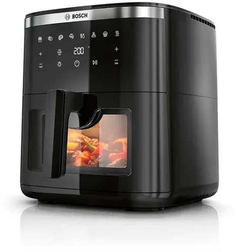 صورة مقلاة هوائية بوش MAF671B0 من السلسلة 6، سعة 7.2 لتر، لون أسود