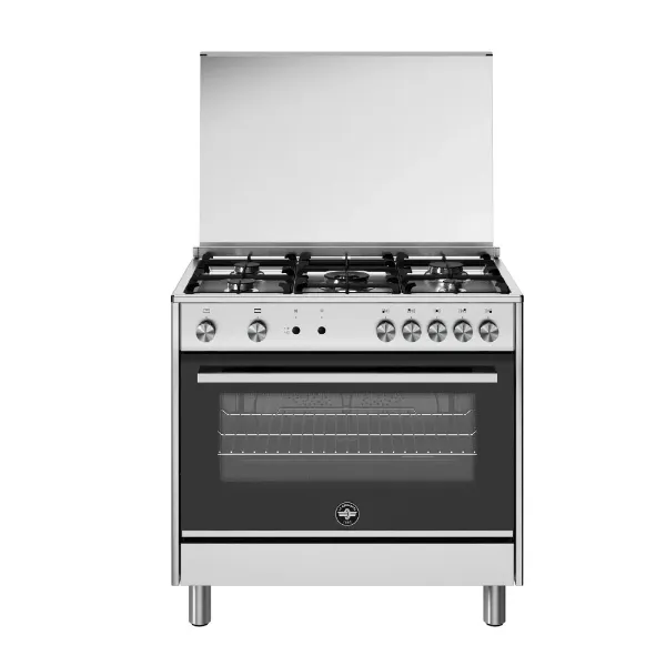 Picture of LA GERMANIA GAS COOKER - 90CM - 5 BURNERS - Semi CAST IRON