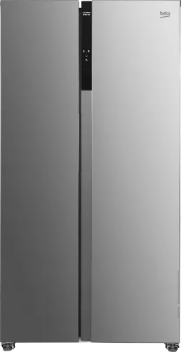 صورة ثلاجة بيكو بابين سعة 521 لتر انفيرتر لون سلفر بتقنية هارفست فريش A++