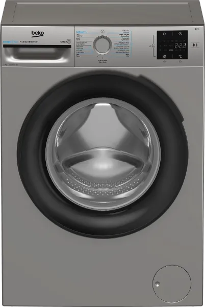 Picture of Beko Washing Machine 1200 RPM 7 kg Gray Inverter A+++