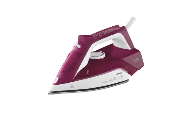 Picture of Beko Steam Iron 2600W 240ml Leak proof Purple Self cleaning