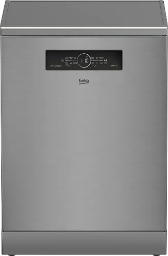 صورة غسالة أطباق بيكو، ١٤ برنامجًا، ٦ بخاخات، ٣ سلال، محرك عاكس، ستانلس ستيل، فئة A+++