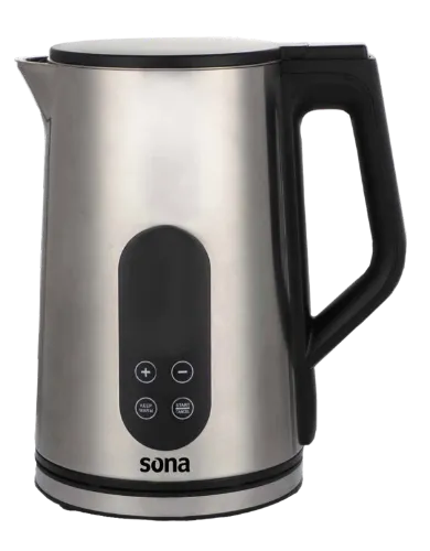 صورة ابريق تسخين سونا 1.7 لتر 2200 واط ستانليس مع شاشة وتحكم لمس