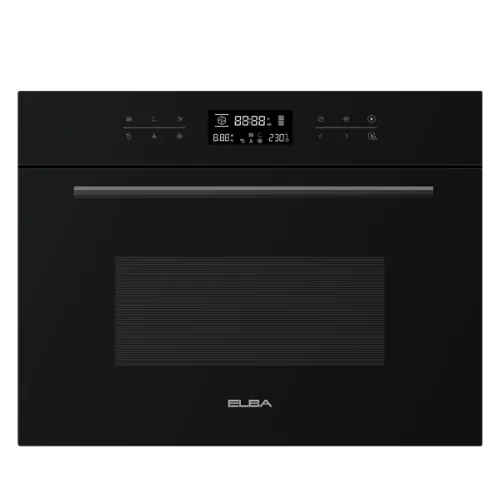 صورة ميكرويف البا بلت ان 48 لتر لون اسود مع شواي وتحكم لمس مع مروحة وملحقات