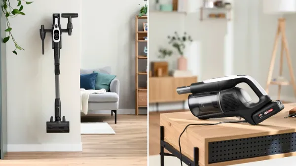 Picture of Bosch BCS1041WAC Rechargeable Handstick Vacuum Cleaner Unlimited 10 White