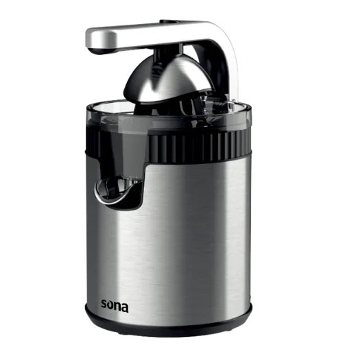 صورة عصارة حمضيات سونا سعة 300 مل 300 واط تصميم ستيل مع ذراع للعصر