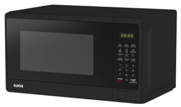 Picture of Sona Microwave 700W Black With 6 Auto Cooking Menus