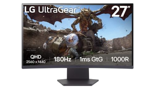 Picture of 27 UltraGear™ 1000R curved gaming monitor, QHD, 1ms (GtG), 180Hz, 2024