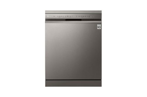 Picture of LG QuadWash™ Dishwasher, 14 Place Settings, EasyRack™ Plus, Inverter Direct Drive, Platinum Silver color