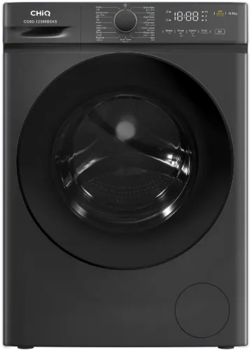 Picture of CHIQ 8kg Automatic Washing Machine, Black, 1200 RPM