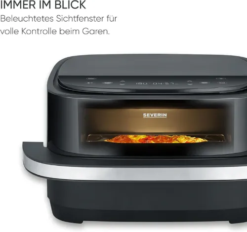 Picture of Severin 4L 2100W Multi-Function Air Fryer with Pizza Programs