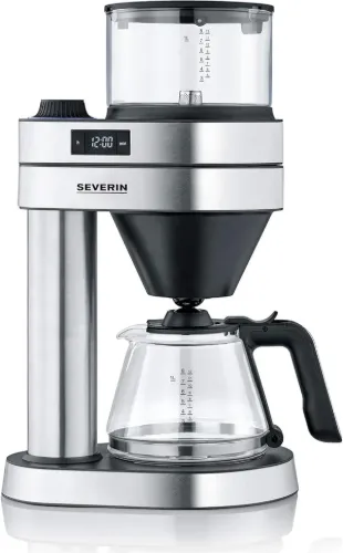 Picture of SEVERIN Caprice KA 5762 Coffee Maker with Filter for 8 Cups, Glass Carafe, and Automatic Shut-Off