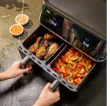 Picture of Braun Air Fryer 10 L 2400 W 8 Programs Dual Baskets Digital Touch Screen Black