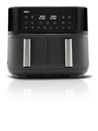 Picture of Braun Air Fryer 8 L 2850 W 8 Programs Dual Baskets Digital Touch Screen Black