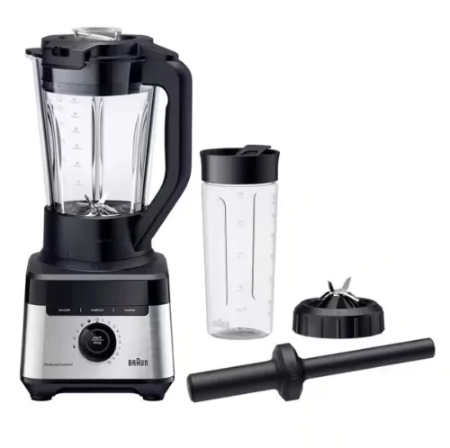 Picture of Braun Blender 1400 W 10 speed settings and Pulse 2 L Glass Black