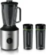 Picture of Braun Blender 800 W Variable speed dial and Pulse 1.5 L Glass With 2 Smoothie to go cups Silver