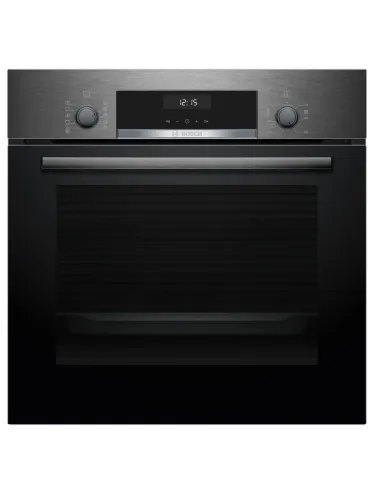 صورة BOSCH فرن كهربائي بلت ان HBJ517SG0R مقاس 60 سم Serie6 سعة 66 لتر تنظيف هيدروليتي لون أسود ستانلس ستيل