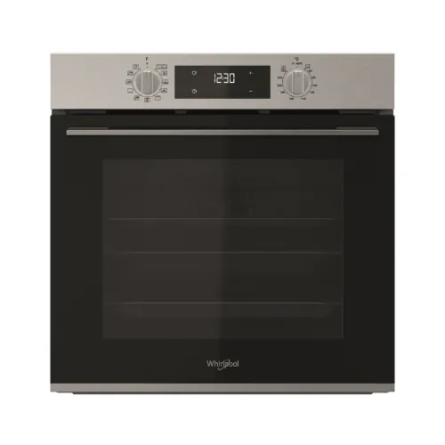 صورة فرن كهربائي بلت إن 60 سم 71 لتر نظام SmartClean ستانلس ستيل ويرلبول – OMK58HR0X