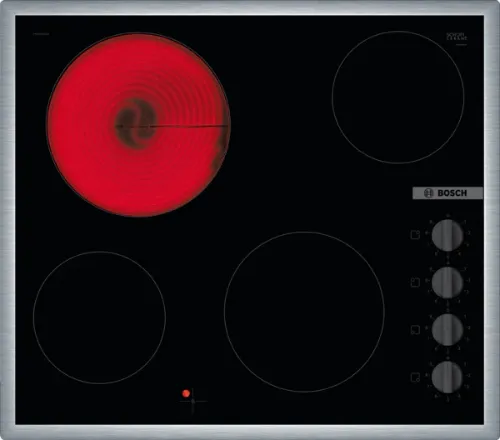 Picture of Bosch PKE645CA2E Series 2 Electric Ceramic Hob 60 cm Stainless Steel Frame