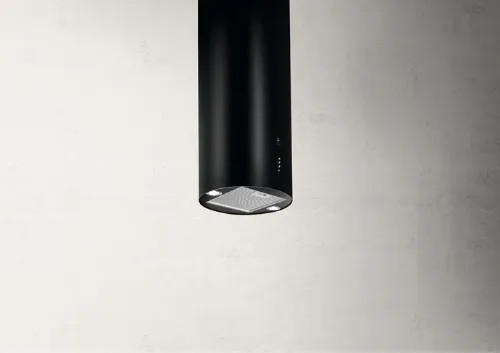 صورة شفاط جزيرة 43 سم 850 م³/ساعة أسود مطفي إليكا – TUBE PRO ISLAND BL MAT/A/43