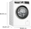 Picture of BOSCH WGA25400ME Front-Loading Washing Machine 10kg 1400rpm Series 4 i-Dos A+++ White