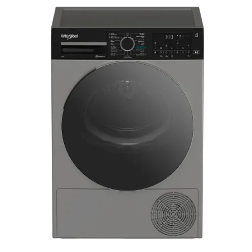 Picture of Whirlpool WDH 092C 25 SBMJ Condenser Dryer Heat Pump 9kg Silver A+++