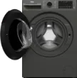 Picture of Beko Washing Machine 1400 RPM 9 kg Manhattan Gray Inverter A+++