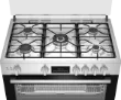 Picture of Beko Gas Cooker 90 cm 5 Burners Stainless Steel Cast Iron with Fan Cast Iron Pan