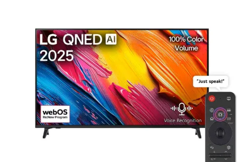 صورة شاشة إل جي 65 بوصة سمارت QNED AI 4K - 65QNED70A6A (موديل 2025)