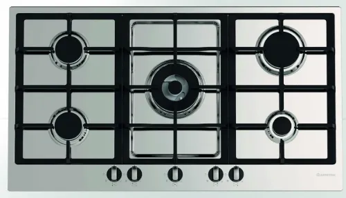 Picture of Ariston 90 cm Built-In Gas Hob, 5 Burners, Cast Iron Supports (PK 951 T GH)