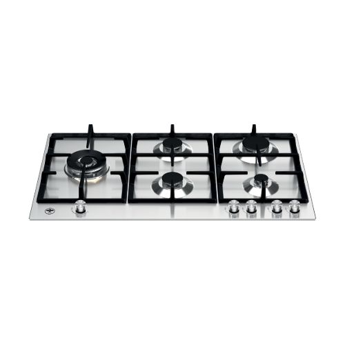 Picture of La Germania Built-In Gas Hob 90cm, 5 Burners, Cast Iron - P905LLAGX