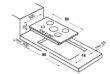 Picture of G3 Ferrari 90cm Built-In Gas Hob | SC95GR (Stainless Steel)