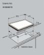 Picture of AEG 90cm Built-In MaxiSense Induction Hob | HK954400FB (Black Glass)
