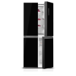 Picture of Metalux 536L 4-Door Refrigerator | MFF4-63BG (Black Glass Finish)