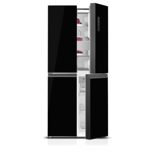 Picture of Metalux 536L 4-Door Refrigerator | MFF4-63BG (Black Glass Finish)