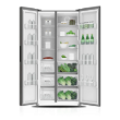 Picture of Metalux sbs fridge glass black