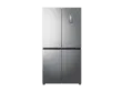 صورة ثلاجة TCL P460CDS / P560CDGL: سعة 460 / 470 لتر مع موزع مياه، باللون الفضي غير اللامع.
