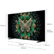 Picture of TCL 98C6K is a giant 98-inch Premium QD-MiniLED TV with accurate dimming up to 512 zones, high HDR brightness, matte HVA panel, ONKYO 2.1 sound system, 144Hz refresh rate in a slim design.