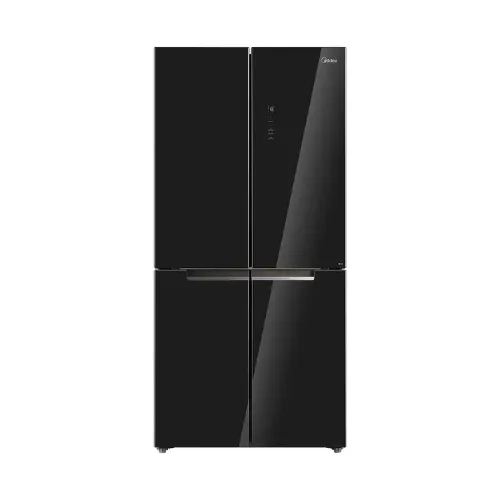 Picture of Midea 474L 4-Door Refrigerator | Model: MDRF632FIF (Inverter, Black Glass Finish)