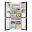 Picture of Midea 474L 4-Door Refrigerator | Model: MDRF632FIF (Inverter, Black Glass Finish)