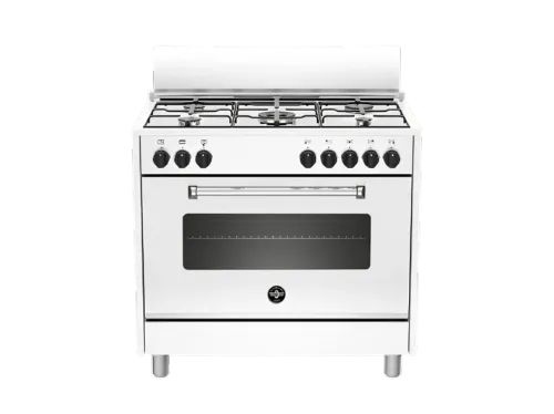 Picture of La Germania 90cm 5-Burner Gas Cooker | Model: AMS95C31DX (Stainless Steel Finish)