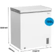 Picture of Midea Chest Freezer | Model: MDR-C284FZE (Large Capacity Horizontal Freezer)