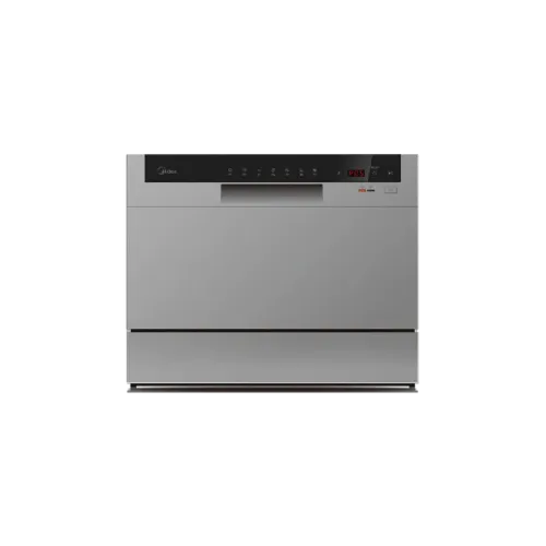 Picture of Midea Countertop Dishwasher | 6-Place, 7-Programs (Model: WQP6-3602F, Silver Finish)