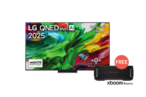 Picture of 86 inch LG QNED evo AI QNED86 4K 144Hz Smart TV AI Magic remote webOS25 2025
