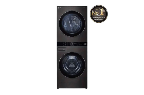 Picture of LG 17/16KG WashTower™ Integrated Washer & Dryer, Centre Control™, Black (WT1716BRK)