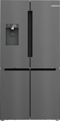 صورة Bosch KFI96AXEA ثلاجة 4 أبواب سيريس 6 574 لتر إينوكس أسود مضادة للبصمات