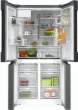 صورة Bosch KFI96AXEA ثلاجة 4 أبواب سيريس 6 574 لتر إينوكس أسود مضادة للبصمات