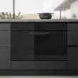 صورة فرن كهربائي بلت إن 90 سم 115 لتر أسود إليكا – VIRTUS MULTI 90 TFT BL