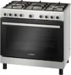 Picture of Bosch HGVDF0V51Q Serie 4 Freestanding Gas Cooker 90 cm 125L Stainless Steel